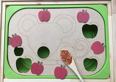 Lesmateriaal kleine muis zoekt een huis - plasticinekaarten van auteur Little Play Friends slide 3