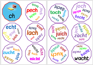 Lesmateriaal dobbel - woorden met de ch van auteur Janet Baptist slide 2