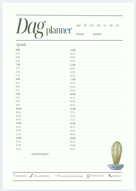 Lesmateriaal Lerarenplanner lerarenagenda cactus aug 2025 - jan 2027 van auteur Lessen en Illustraties Elles slide 4