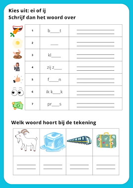 Lesmateriaal Spelling andere klanken (tweede leerjaar) van auteur Juf Chloe de mantaklas slide 3