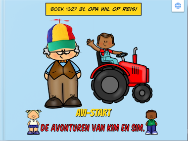 Lesmateriaal Opa wil op reis! van auteur Gratis leuke leesboekjes