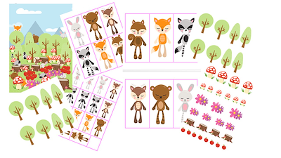Lesmateriaal bundel thema Knuffels van auteur Little Play Friends slide 3