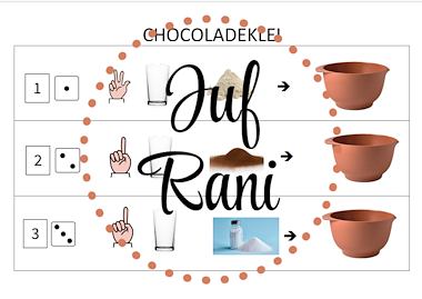 Lesmateriaal Stappenplan - Chocoladeklei maken van auteur Juf Rani