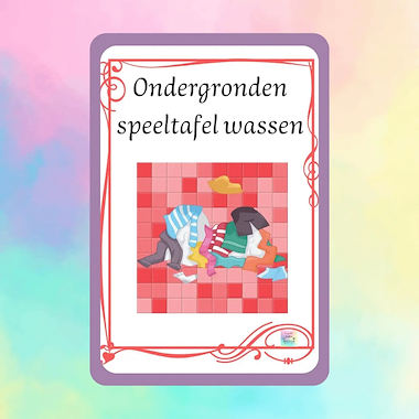 Lesmateriaal Roxillien ondergronden wassen van auteur kleuterwereldjes van roxillien