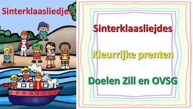 Lesmateriaal Sinterklaasliedjes - deel 1 van auteur Little Play Friends
