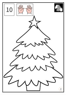 Lesmateriaal Kleikaarten - Klei de ballen in de kerstboom van auteur Juf Rani slide 2