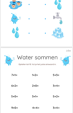 Lesmateriaal Bundel water, groep 1/2/3 van auteur Jufjas slide 3