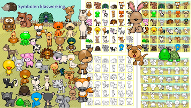 Lesmateriaal kentekens - symbolen dieren, klaswerking, spelbundel van auteur Little Play Friends