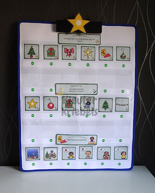 Lesmateriaal SPREKENDE MUUR: THEMA KERSTMIS van auteur Kleuter Kriebels slide 3