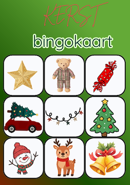 Lesmateriaal Bingo Kersteditie. (herbruikbaar en voor groep 1 t/m 8) van auteur Kleuterjuf Monique slide 2