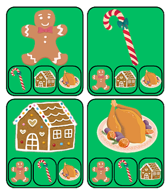 Lesmateriaal Kwartetspel Kersteditie van auteur Kleuterjuf Monique slide 2