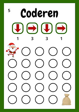 Lesmateriaal Coderen met de Kerstman – leerzaam en speels programmeren! van auteur Juf_C slide 4