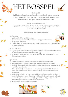 Lesmateriaal Minibundel: HERFST oudste kleuters (4-6) van auteur Kleuterwereld slide 4