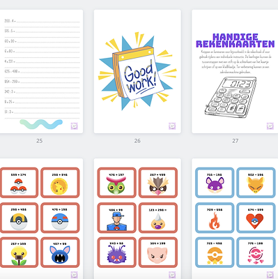 Lesmateriaal Handig rekenen 3de leerjaar/groep 5 van auteur Juf Sumeyye slide 3