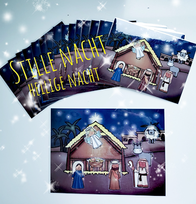 Lesmateriaal Stille nacht, heilige nacht (plaatsbepalingsspel) van auteur Juf Stefanie