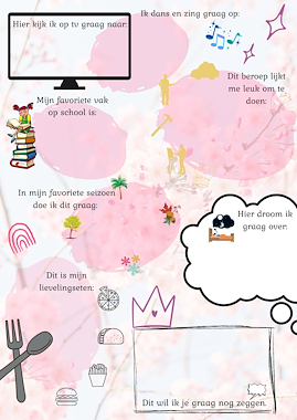 Lesmateriaal Vriendenboekje voor Juf van auteur Atalja Visser slide 3
