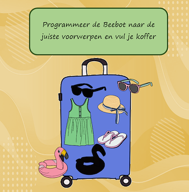 Lesmateriaal Beebotspel Ik ga op reis en ik neem mee van auteur Jabbedabbedoe slide 4