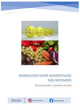 Lesmateriaal ATN - basisemoties, groenten en fruit van auteur Meester Warre