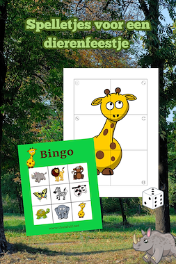 Lesmateriaal Placemat dieren van auteur Thuisfuif slide 2
