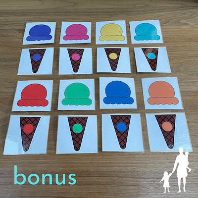 Lesmateriaal Zomer- knijpkaarten - zoek de zelfde kleur + bonus van auteur Nanny Melissa slide 2