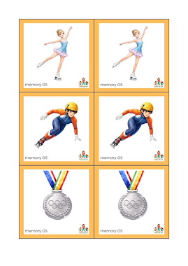 Lesmateriaal Memory Olympische Spelen van auteur de beweegjuf slide 3