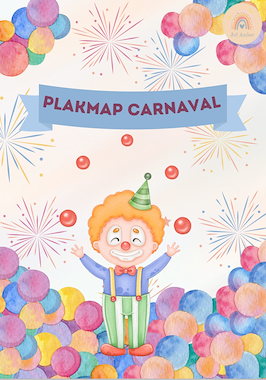Lesmateriaal Plakmap carnaval van auteur Kleuterjuf Amber