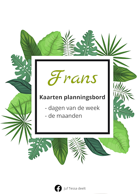 Frans - Kaarten - Dagen Van De Week + Maanden | Juf Tessa Deelt | Samen  Voor Onderwijs