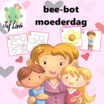 Lesmateriaal bee bot moederdag van auteur juf Linde