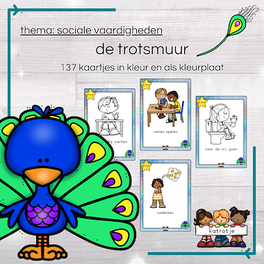 Lesmateriaal de trotsmuur van katrotje van auteur katrotje