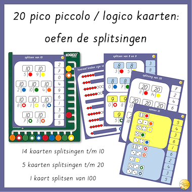 Lesmateriaal Splitsingen pico piccolo / logico bundel van auteur JufJoyceKuenen