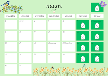 Lesmateriaal Kalender schooljaar 2025-2026 van auteur Kleuterjufshana slide 2