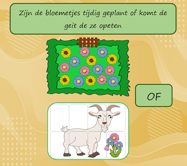 Lesmateriaal Coöperatief telspel Lente van auteur Jabbedabbedoe slide 4