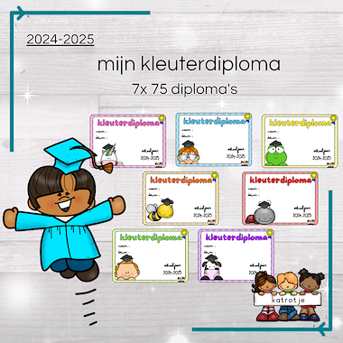 lesmateriaal Mijn kleuterdiploma 2024-2025 van auteur katrotje