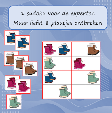 Lesmateriaal Sudoku's Thema Winter van auteur Jabbedabbedoe slide 4