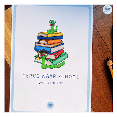 Lesmateriaal Werkboekje Terug naar school  van auteur MiaenCo slide 2