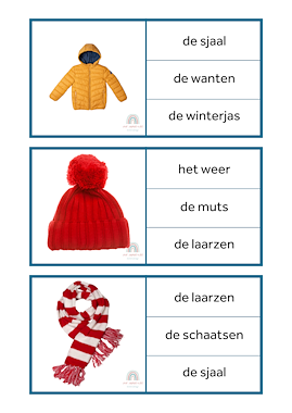 Lesmateriaal knijpkaarten winter van auteur Juf JamieLee slide 2