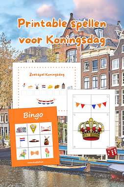 Lesmateriaal Kleurplaat Koningsdag van auteur Thuisfuif slide 2