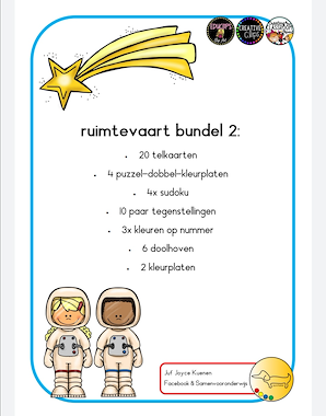 Lesmateriaal ruimtevaart bundel 2 van auteur JufJoyceKuenen slide 2