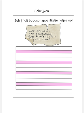 Lesmateriaal Werkboekje de bakker groep 3 van auteur Juf Monique slide 4