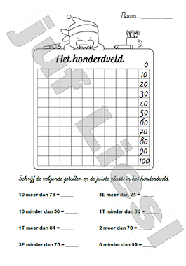 Lesmateriaal Oefeningen honderdveld thema classdojo van auteur De monsterklas van Juf Liesl slide 2