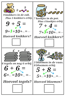 Lesmateriaal Oefenen met rekenverhaaltjes van auteur Juf Monique slide 3