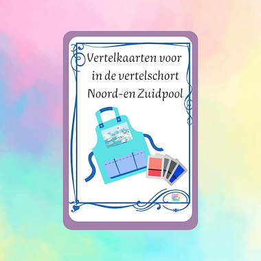 Lesmateriaal Roxillien vertelschort noord- en zuidpool  van auteur kleuterwereldjes van roxillien