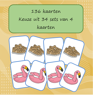 Lesmateriaal Halli Galli Thema Zomer/Vakantie van auteur Jabbedabbedoe slide 2