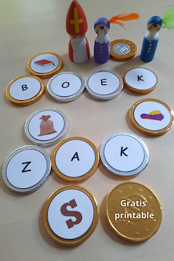 lesmateriaal Sinterklaas letterspel van auteur Thuisfuif