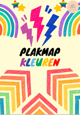 Lesmateriaal Plakmap kleuren van auteur Kleuterjuf Amber