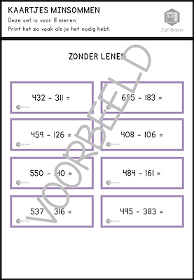 Lesmateriaal PAASEIEREN: CIJFEREND AFTREKKEN ACTIVITEIT van auteur Juf Brenn slide 3