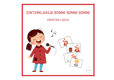 Lesmateriaal Sinterklaasje Bonne Bonne Bonne - prenten van auteur Juf Steffi slide 1