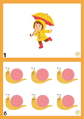 Lesmateriaal Bewegend leren: herfstspeurtocht - EVENVEEL van auteur Kleuterwereld slide 2