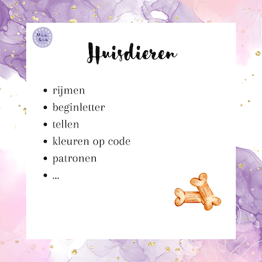 Lesmateriaal Werkboekje Huisdieren van auteur MiaenCo slide 3