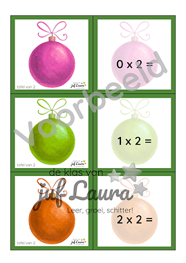 Lesmateriaal Kerst - Zaklampspel - Bundel tafel van 1 t/m 12 van auteur De klas van juf Laura slide 2